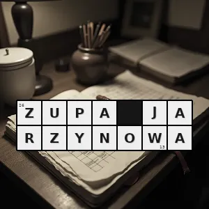 Hasło krzyżówkowe na pierwsze danie z mieszanką warzyw - zupa jarzynowa – rozwiązanie, synonimy, podpowiedzi i definicje krzyżówkowe